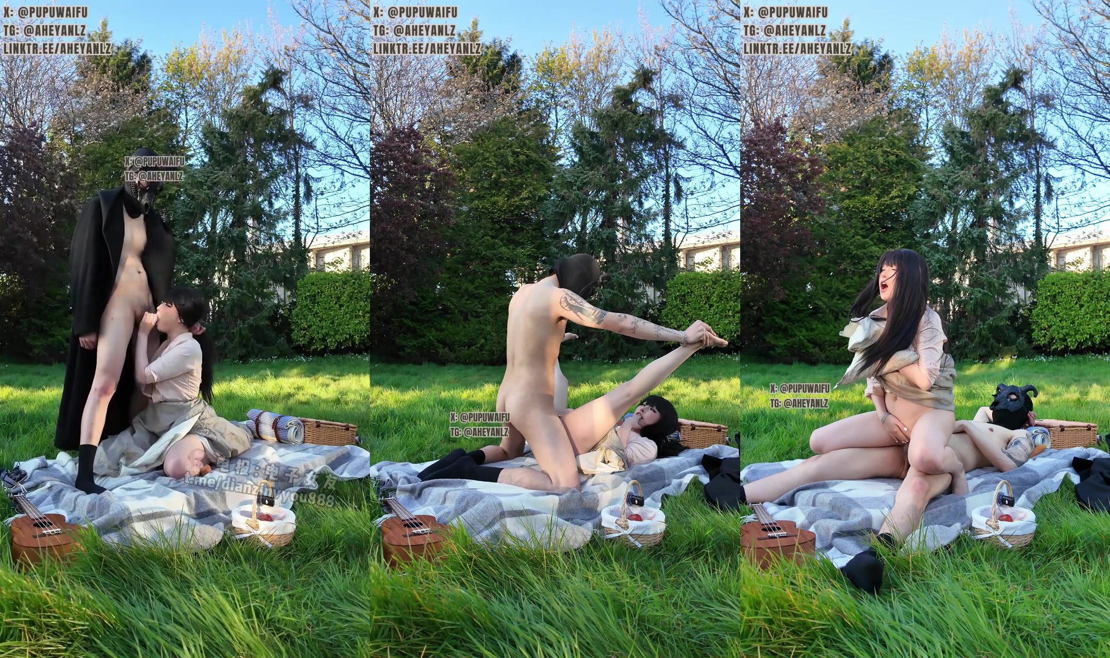 Ang pinakamahusay na Ah Heiyan bitch ng Twitter na "Pupu Pu Pu" "Miss Forest Picnic Chapter 2" sa kalagitnaan ng pag-masturbate, biglang sumulpot ang isang misteryosong lalaki, pilit na inaasawa at nakatutuwang pagtatambak, pilit na ru