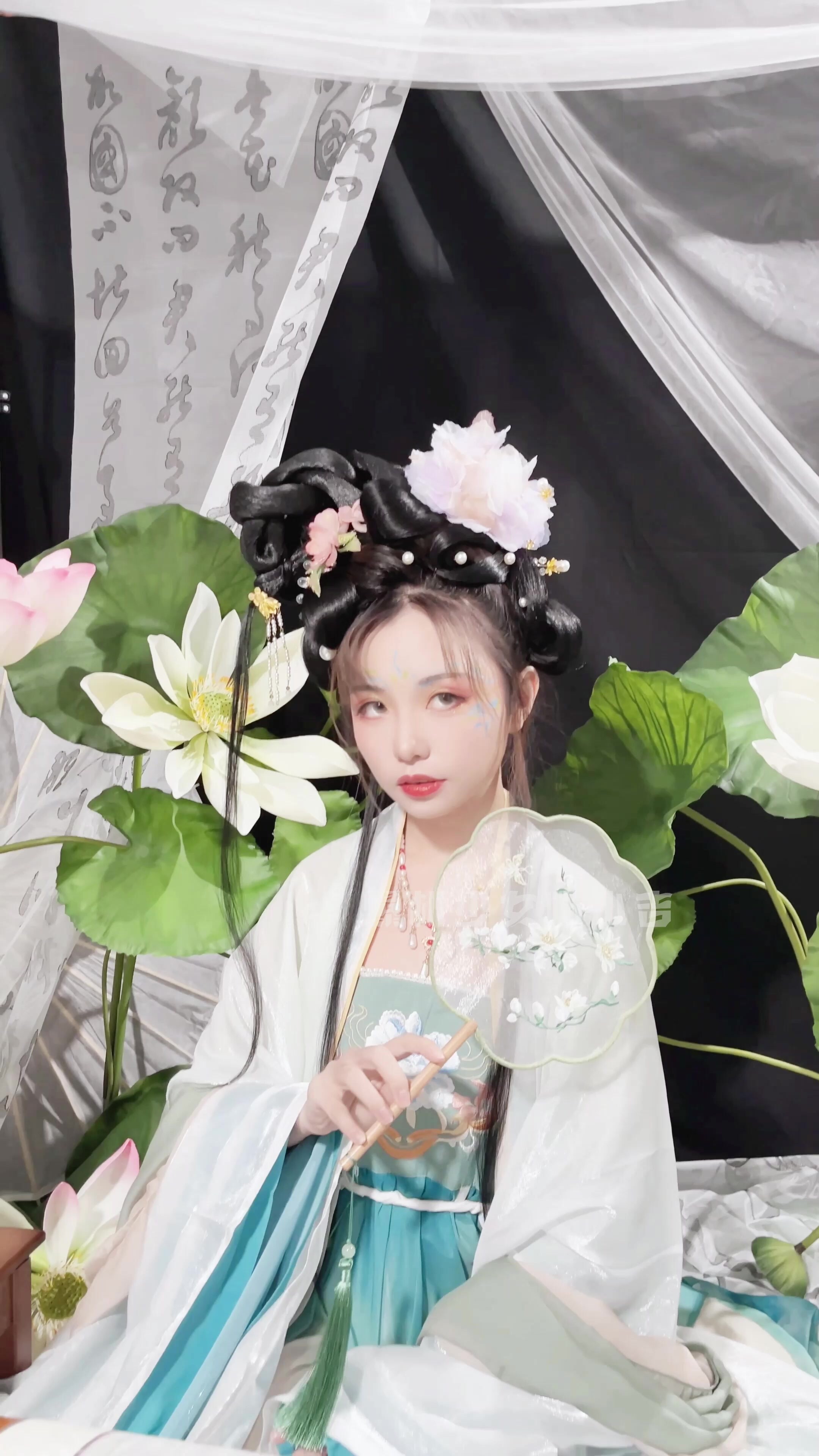 ✿稀有露臉✿ 高端ACG業界女神爆機少女▌喵小吉▌精美T3會員《月清花》古裝誘惑仙女下凡 細膩嫩穴美乳 珍藏必備爆贊! (1)