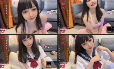 Jerk off masterpiece ~ [kekexixi] 20 years old pure student girl ~ love school girl type ~ props masturbation ~ (1).