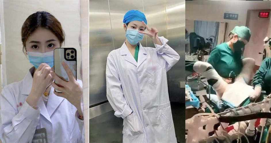 โรงพยาบาลเล็กๆ ทุกวันนี้มันวุ่นวายขนาดนั้นเลยเหรอ? พยาบาลไร้เดียงสาแต่งตัวเป็นนางฟ้าช่วยผู้ป่วยช่วยตัวเองและทำออรัลเซ็กซ์ในห้องผ่าตัด! แพทย์และพยาบาลที่ทำงานที่นั่นต้องได้รับค่าจ้างดีมาก