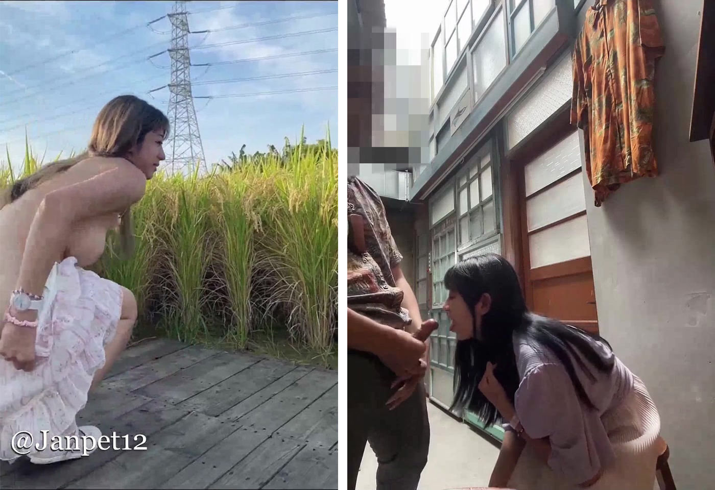 Busted breasts Twitter netizen Jan bunny offline and fans sex private  photos like to be fucked by fans like to be shot inside Compilation (2)