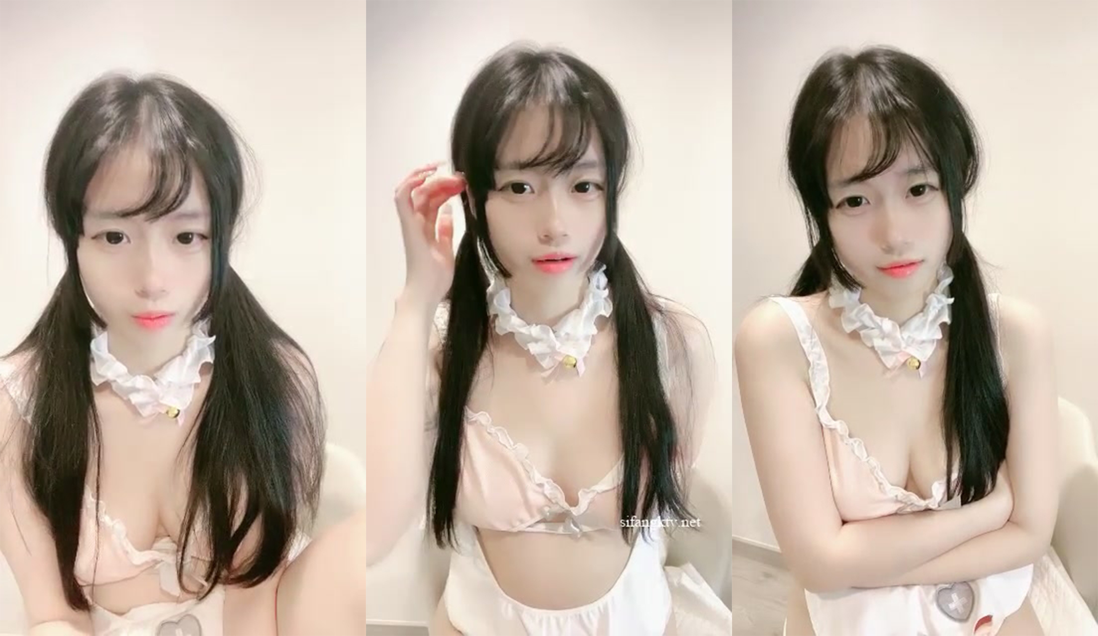 G-milk school girl 20 hours collection [pineapple fruit] one day forgot to bring the mask, face point of the same frame, snow white skin, cutting buttocks pouting that moment suddenly let a person a hard, dick fried! (1)