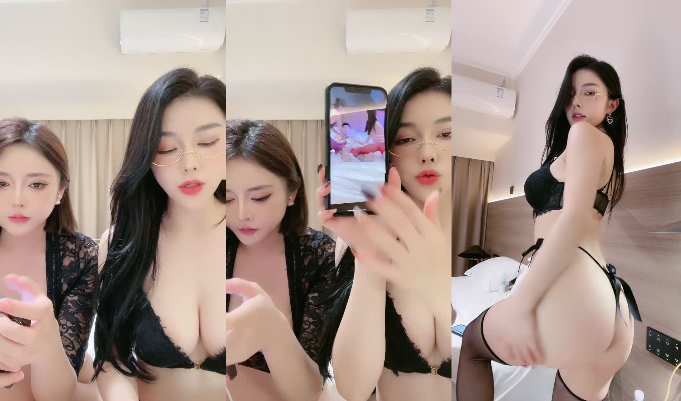 姉妹～ワンピースストッキング～巨乳揺れ～ストッキング生意気な足 (11)