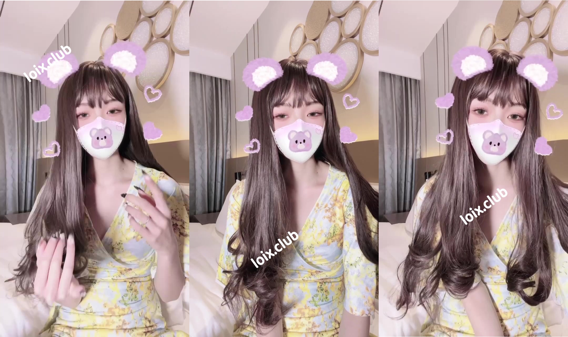 Mina (Sake Sauce) Yellow Floral Long Dress (1)