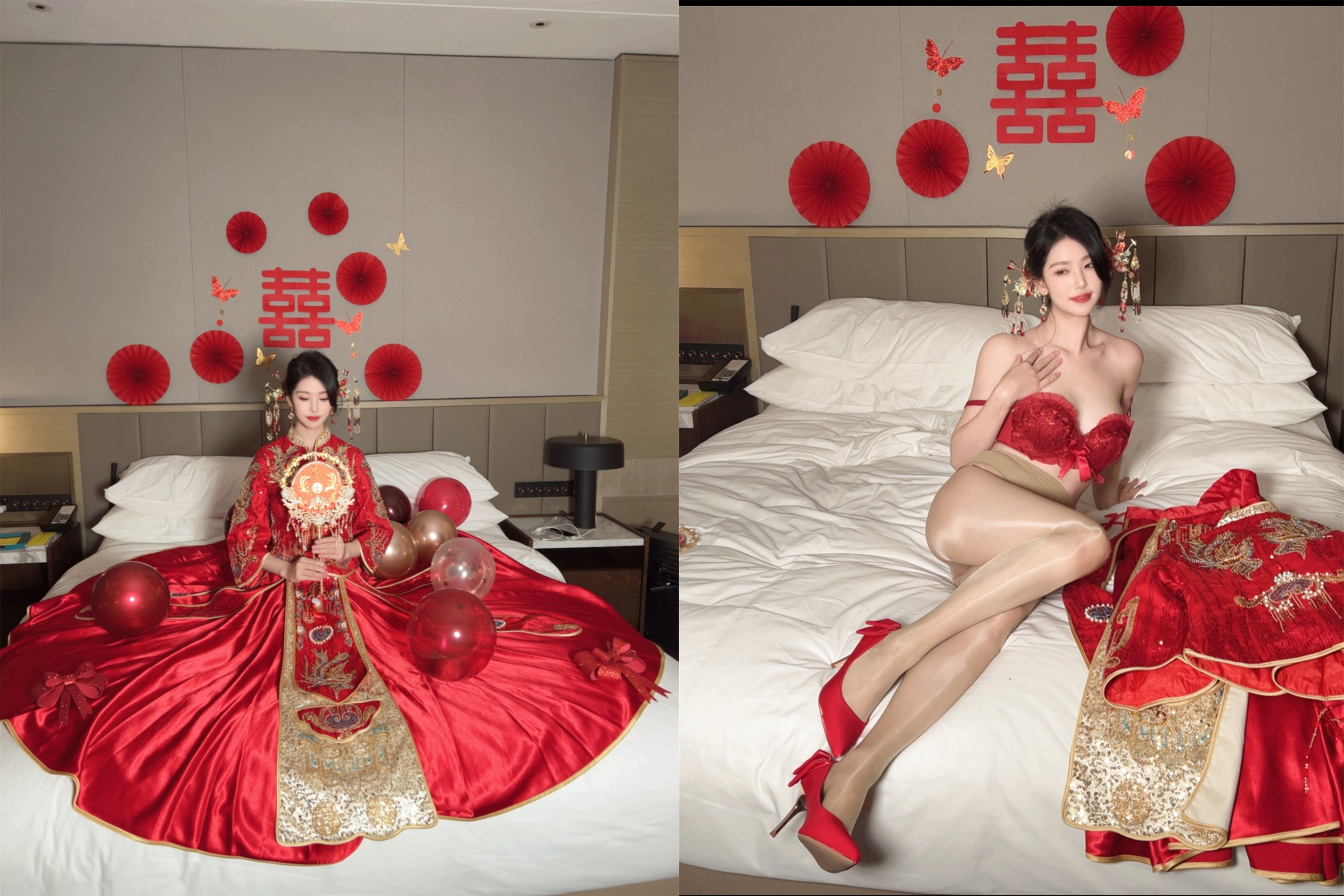 抖娘利世-伴郎团轮新娘 新版本 这次还加字幕了