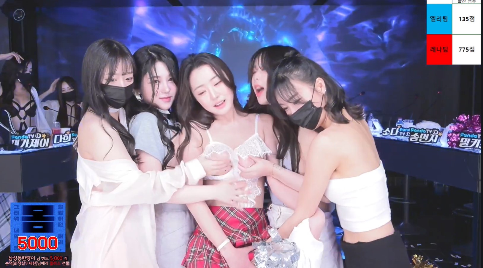 2024 년 3 월 폭탄의 왕, 3000 위안 상당의 여성 음란 방송 그룹 [진리] 한국 BJ 걸그룹 출연, 핫 골드 노래, 전문  연습생, 뷰티 많은 슈퍼 부티크 3 시간
