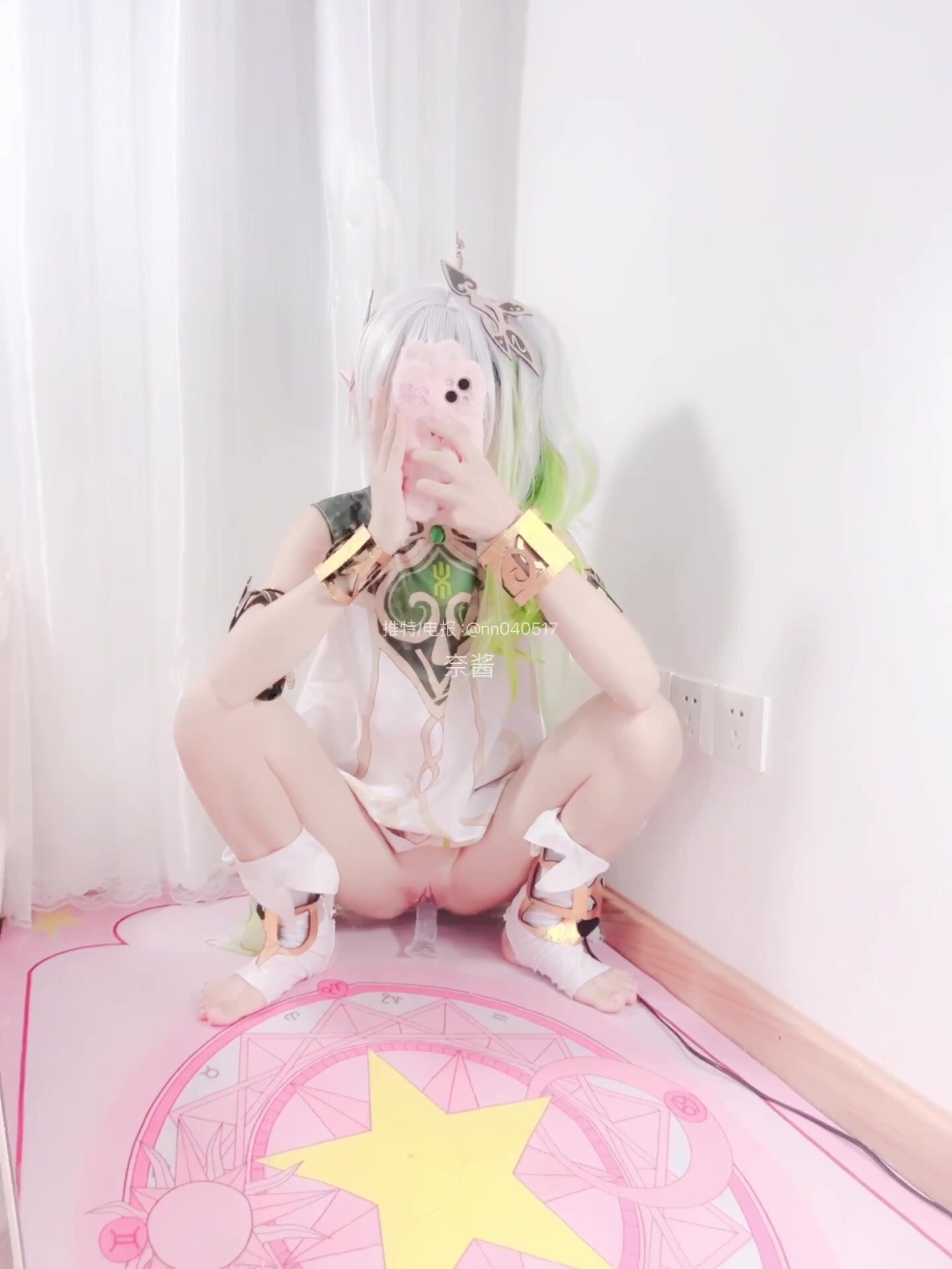 Twitter สุดยอดความแตกต่าง loli เซียวหลิงจัง (นายจัง) สัมผัสตัวเองและใส่ BB เข้าไปในช่องคลอดของเธอด้วย BBs สีชมพูสุดอ่อนโยนสามตัว 01X.LJ (7)