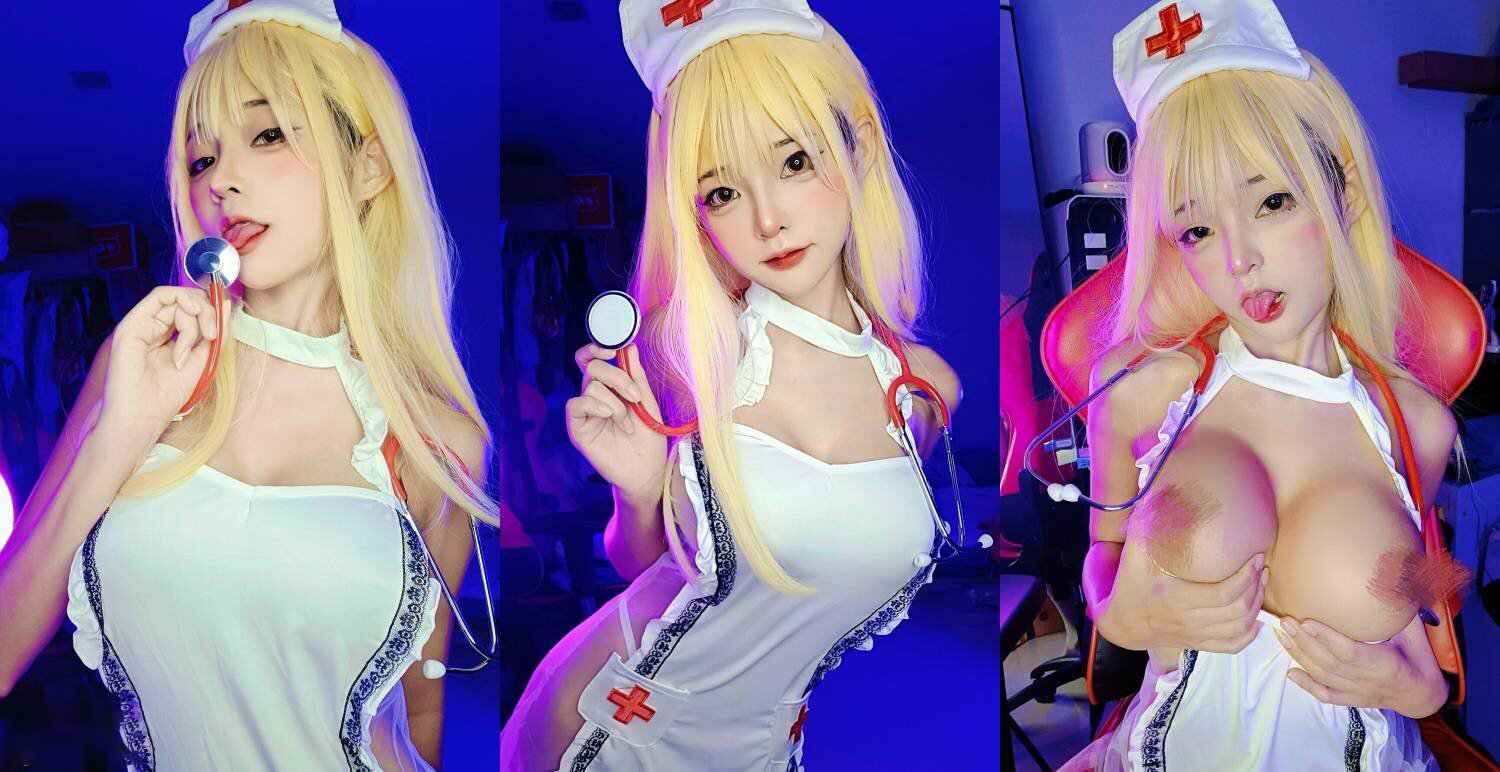 The price of each external website is 43 US dollars. The super popular OF COSER can be sweet or salty and the ever-changing little fairy [yamisung] is privately photographed for free. The beautiful fairy has big breasts and various crape myrtle props (1)