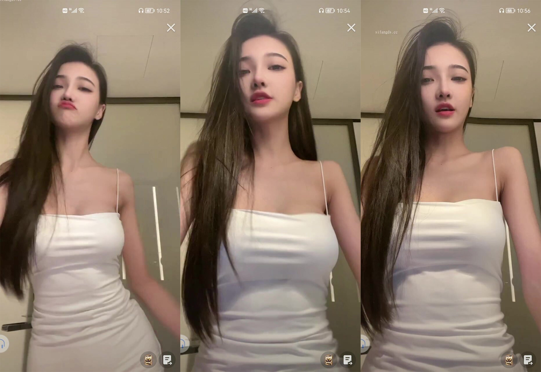 Douyin's super popular succubus [Xiao Wangyyyy] members and senior conference live broadcast annual summary! (8)