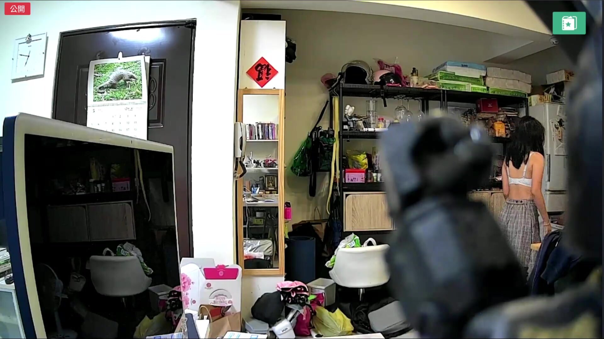 2024-05-10_Taipei Home Monitoring_[ชุดชั้นใน]_พี่สาวเปลี่ยนเสื้อผ้าเพื่อเตรียมตัวไปโรงเรียน