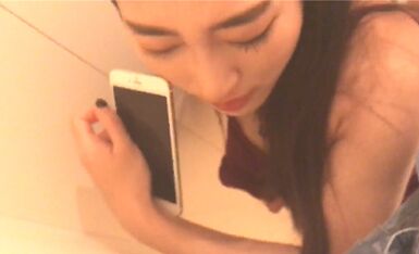 Beautiful young woman and her husband eating in a restaurant Deliberately not wearing panties to lure her husband to have a shot in the restaurant toilet Perfectly revealing face without watermarks Original file