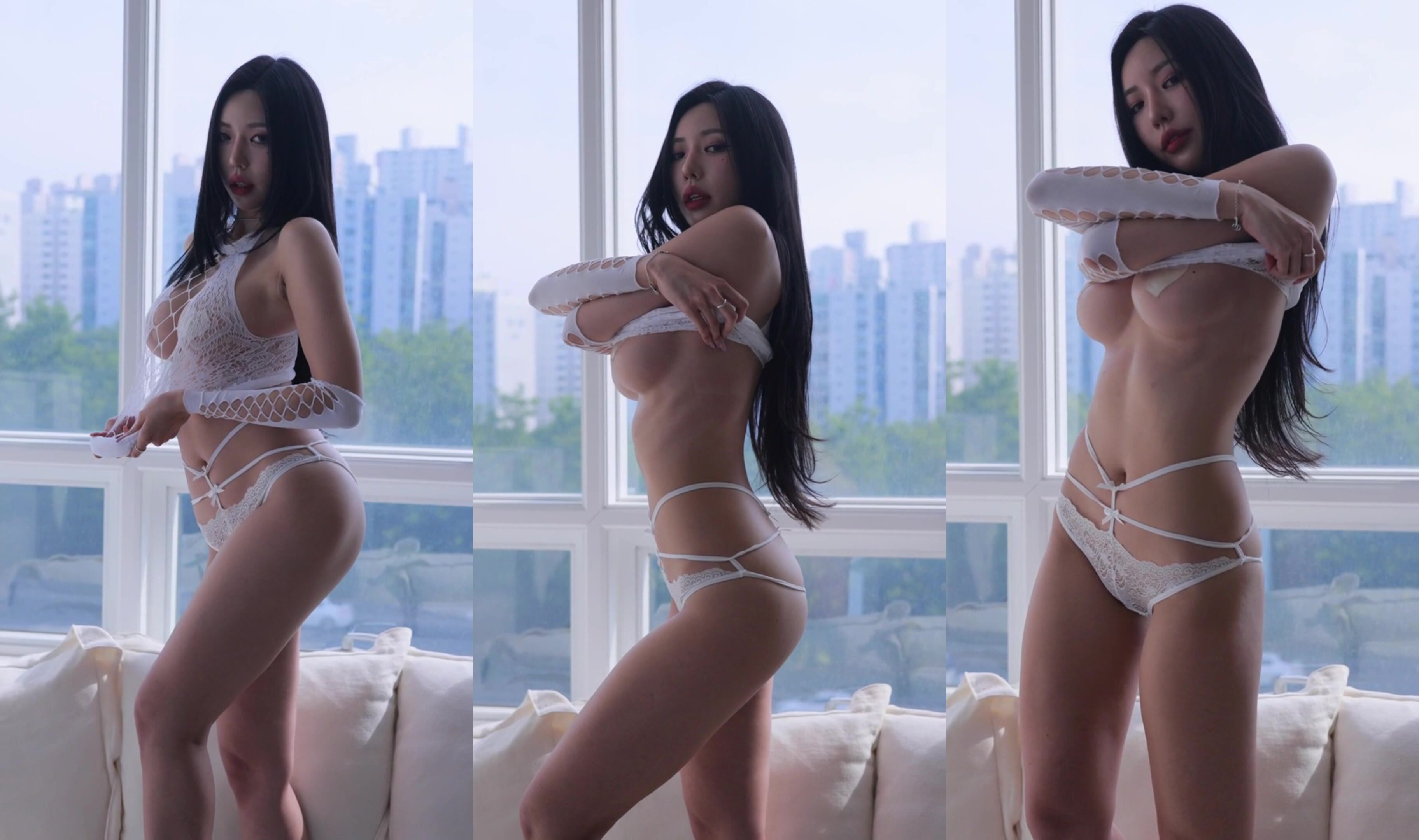 Model awek Korea Foto menggoda @Dongeuran berfungsi 3 set versi asal sangat jelas (10)