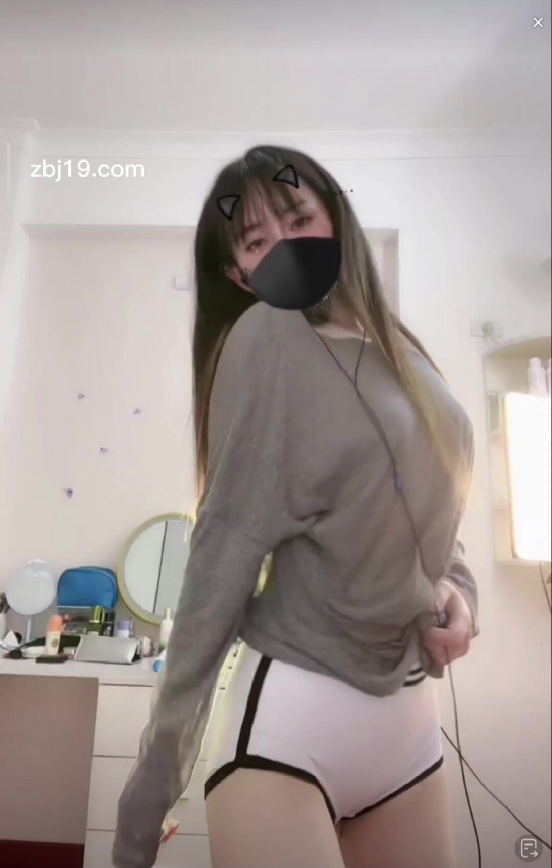 Douyin internet celebrity dancer @宁向(xiangxiang) member group na gumaganap ng malakihang hubad na sayaw (15)