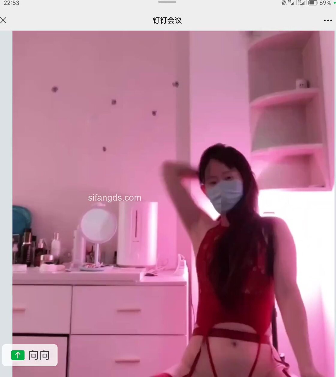 Penari selebriti internet Douyin @宁向(xiangxiang) ahli kumpulan mempersembahkan tarian bogel berskala besar (46)