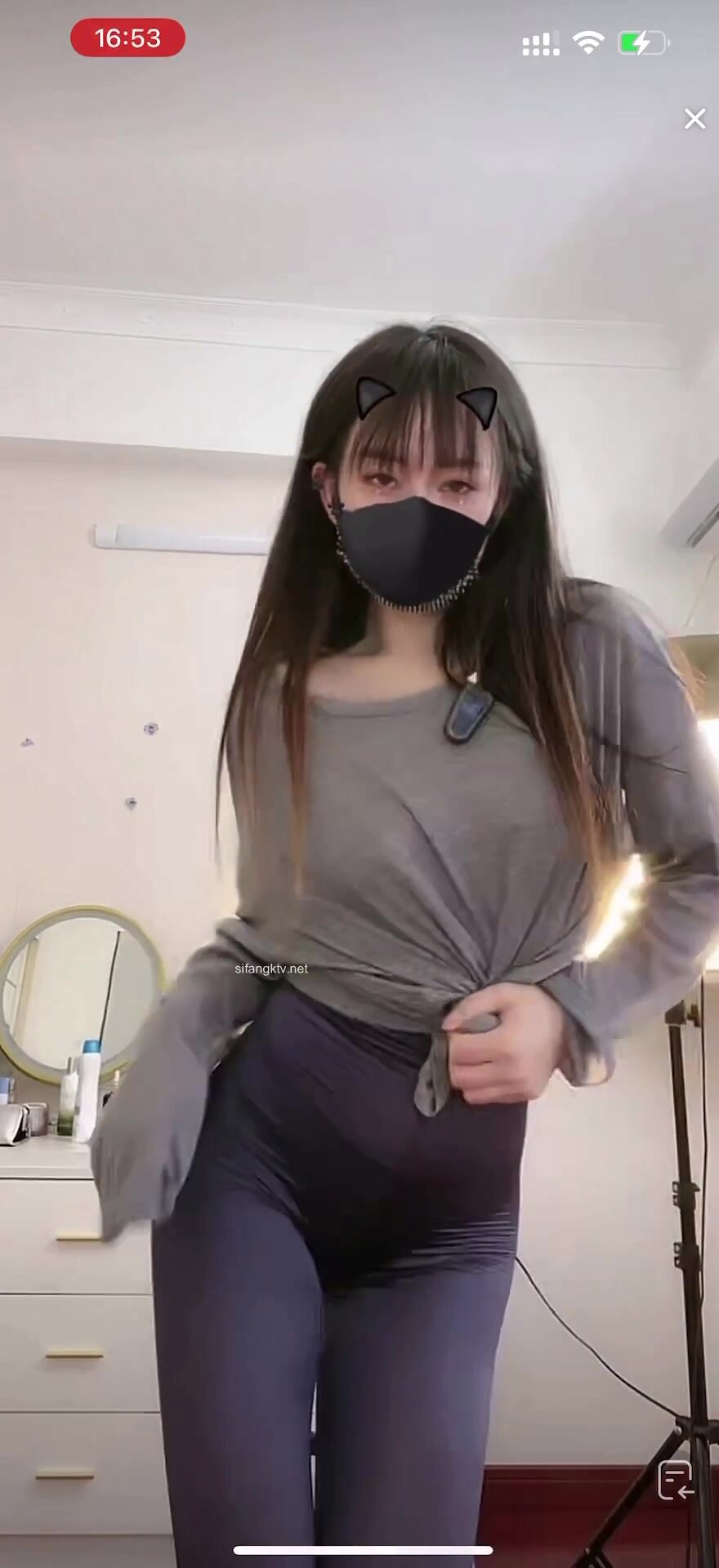 Douyin internet celebrity dancer @宁向(xiangxiang) member group large-scale nude dance (67)
