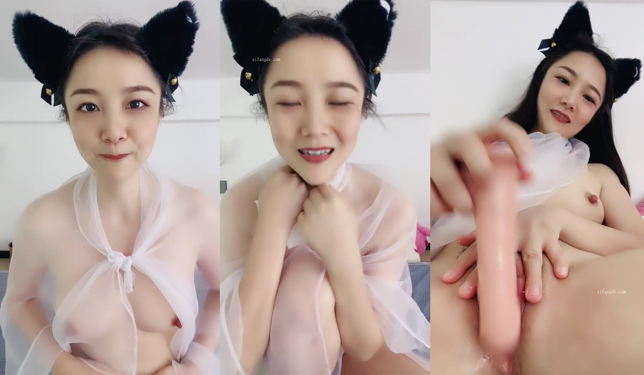 [Qiandao Xizi] Ang pinakamagandang royal sister_Black stockings at magagandang legs props na nagsasalsal, umiihi at umiiyak nang live_4