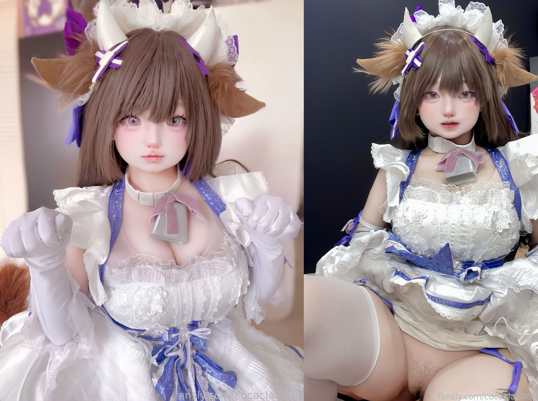 [New product in 2025] Natural Lolita body legal young girl, COS blogger [cocacla2002] face welfare, masturbation riding and then into the cum, the little bitch attribute is full (2)