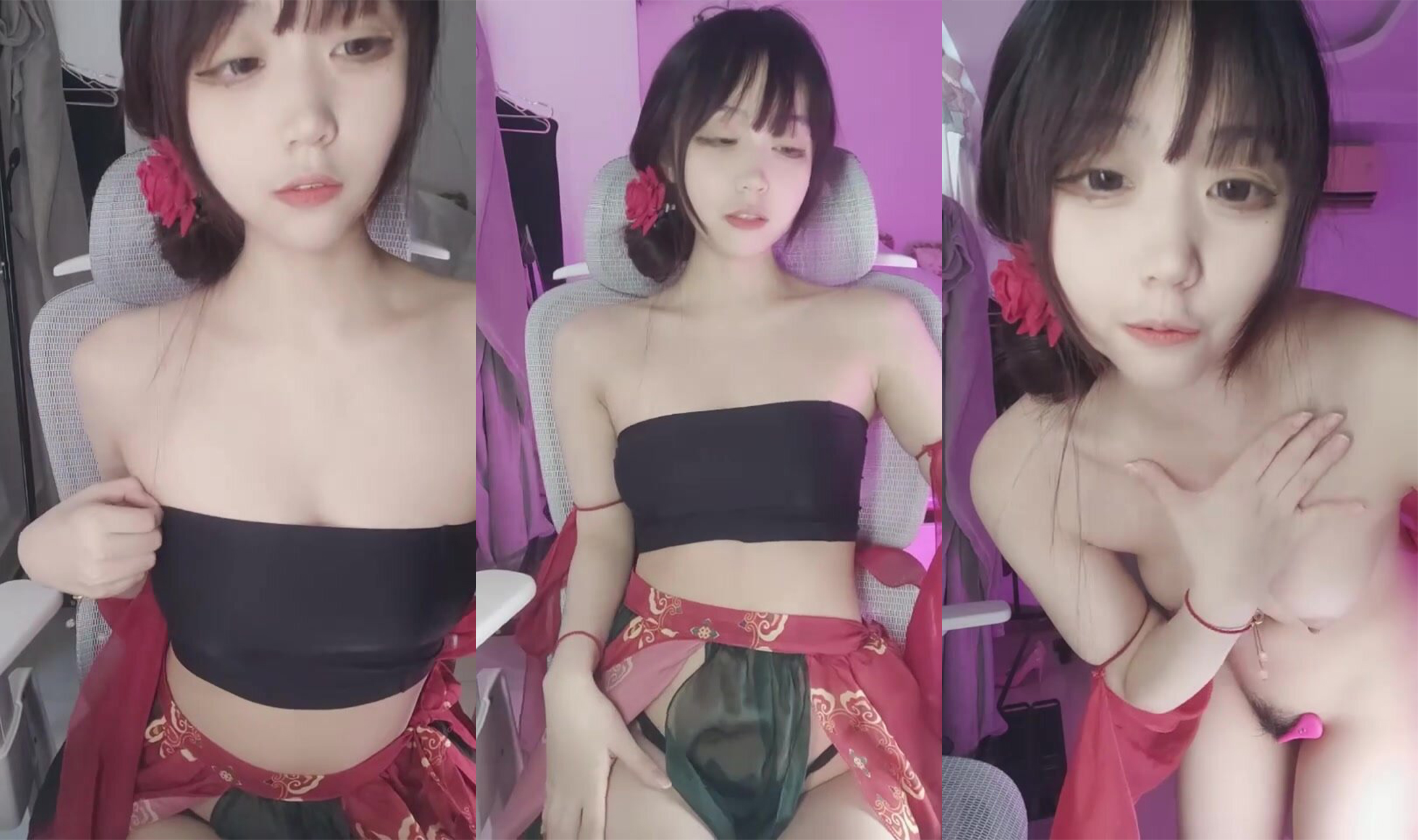 【真实露脸学生妹】土豪重金定制，清纯舞蹈校花【萝莉小羊】福利②，裸舞勾引，跳蛋道具自慰(1)