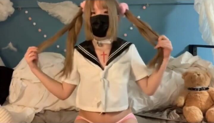 [Tuổi trẻ bất khả chiến bại] Cô gái trẻ nổi tiếng trên Twitter, Tik Tok Wind Girl Bồ Tát [tongtong_22] phúc lợi, khiêu vũ khỏa thân thủ dâm (17)