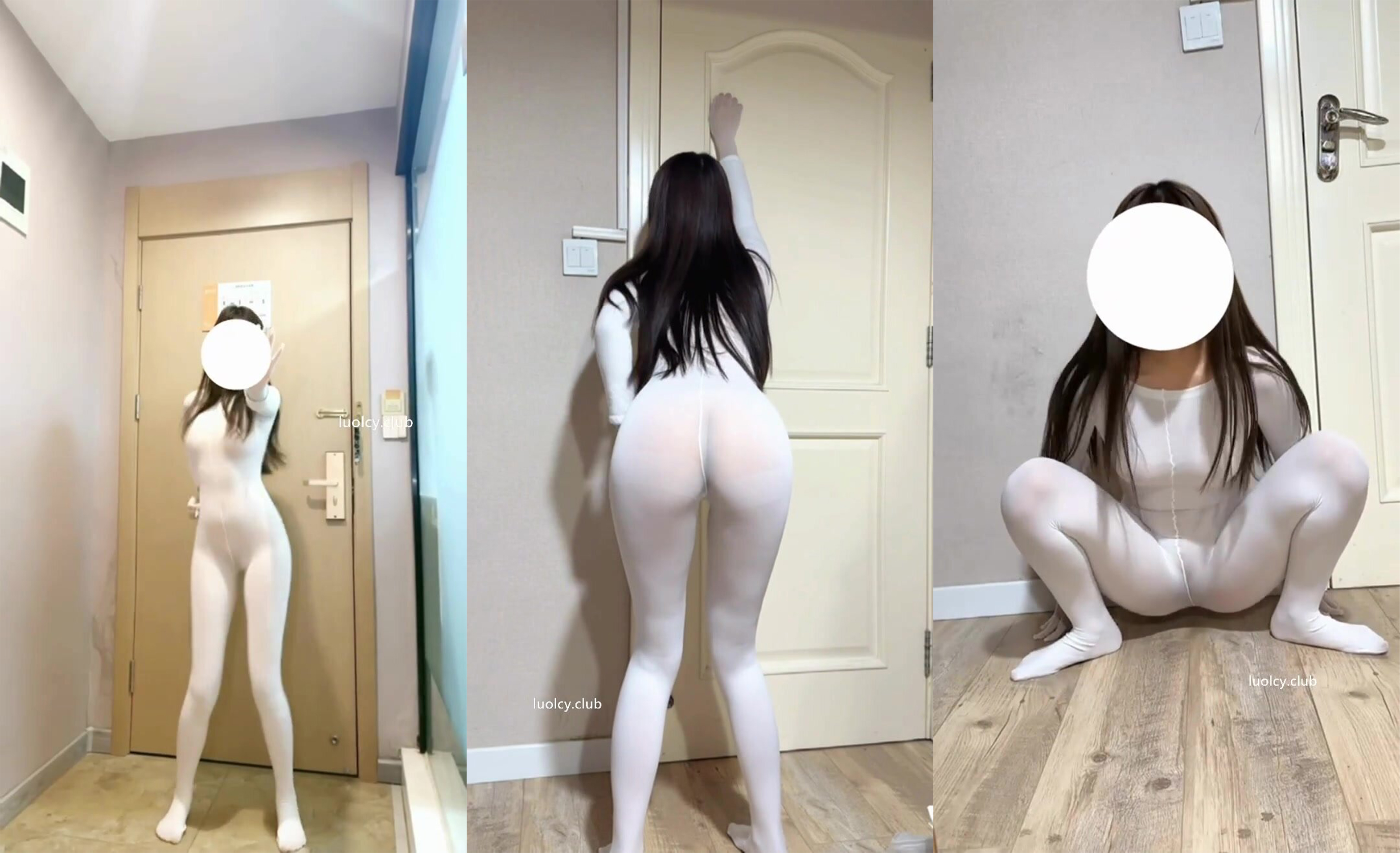 【Youmi】Buong katawan na puting medyas